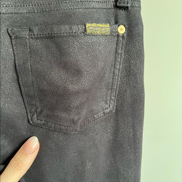 7 FOR ALL MANKIND SPANDEX JEGGINGS SZ 24 - Picture 8 of 9